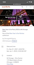 NYE Party at W Chicago Hotel! tickets