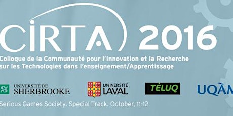 Pré-inscriptions CIRTA 2016 (11-12 Octobre) primary image