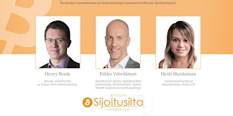 Bitcoin-sijoitusilta Jyväskylä - 12.5.2016 primary image