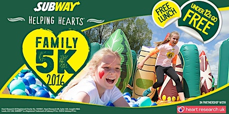 SUBWAY Helping Hearts™ Family 5K - Strathclyde Park, Motherwell primary image