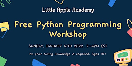 Free Python Programming Workshop tickets