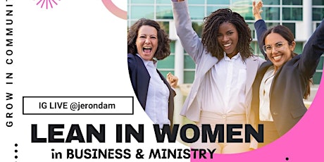 LEAN IN: Women in Business and Ministry tickets