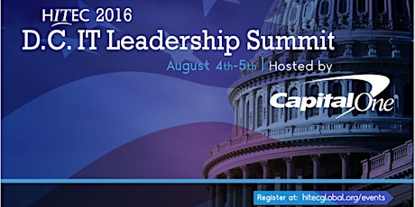 2016 DC HITEC IT Leadership Summit hosted by Capital One primary image