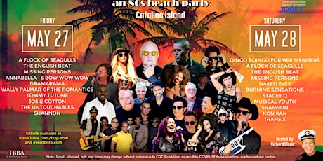 2nd Annual Lost at Sea 80s Beach Party, May 27, 2022 tickets