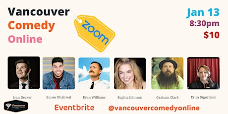 Vancouver Comedy Online - Jan 13 Show