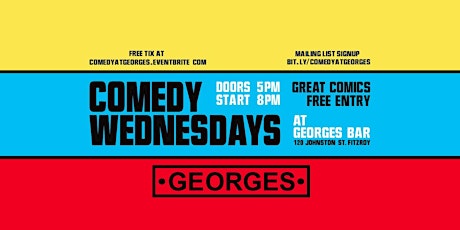 Comedy Wednesdays at George's - Queer Comedy - Jan 26 tickets