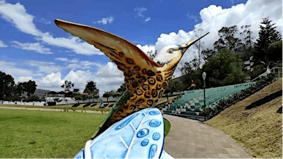 Hummingbird Sculptures in the Middle of the World