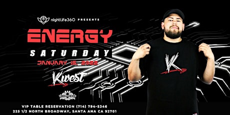Energy Saturday at the Copper Door with DJ KWEST tickets