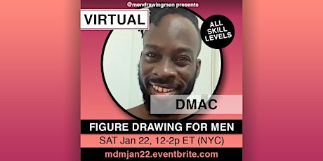 Men Drawing Men (VIRTUAL) SAT Jan 22, 12-2p ET (NYC) tickets