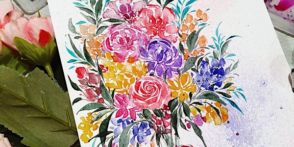 Watercolor Florals and Brush Lettering Course - TP20220317WFBL