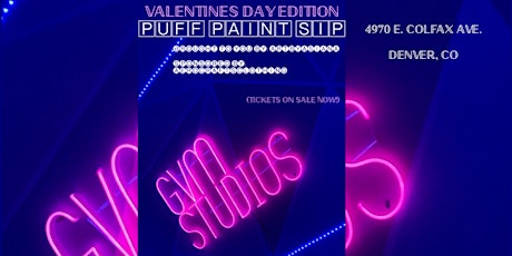 Puff Paint and Sip Valentines Day Edition(Colorado) tickets