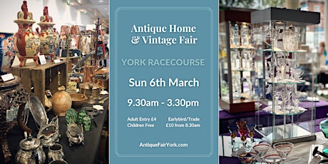 Antique Home & Vintage Fair - York Racecourse tickets