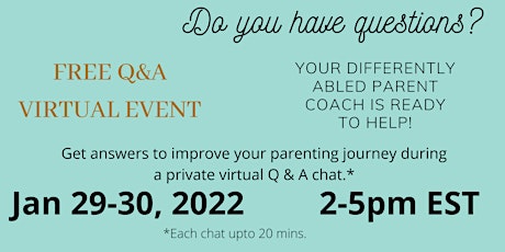 Q & A with Differently Abled Parent Coach tickets