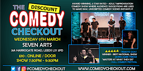 Comedy Improv Night at Seven Arts Leeds - Wednesday 9th March tickets