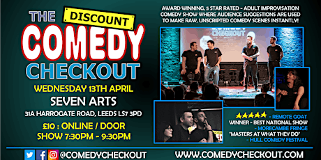 Comedy Improv Night at Seven Arts Leeds - Wednesday 13th April tickets