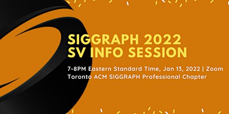 SIGGRAPH 2022 Student Volunteer Info Session primary image