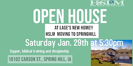 Open house & Discipleship at the Lage's New Home! tickets