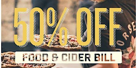 50% off pizza and cider at The Stable Whitechapel primary image