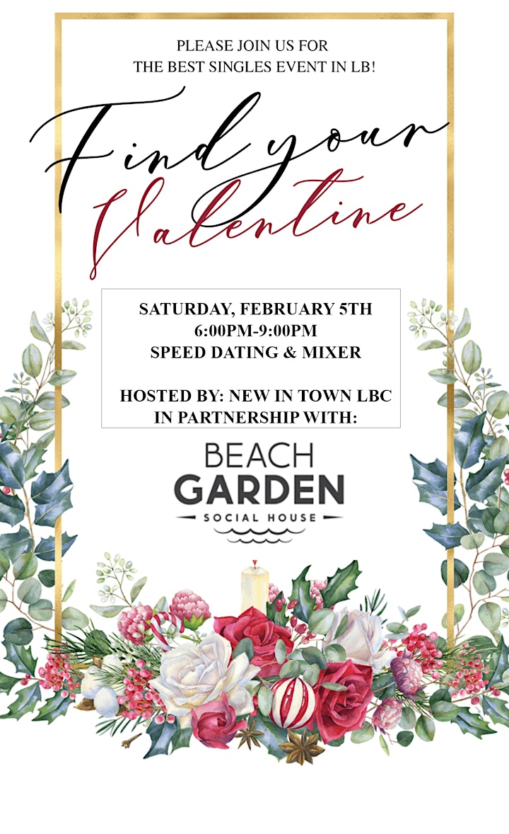 
		Find your Valentine: Singles Night/Speed Dating image
