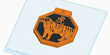 CNY Special - Tiger Tail Ornaments with Tinkercad | MakeIT tickets