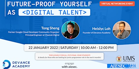 [FREE EVENT] Future-proof Yourself as Digital Talent Networking Event tickets