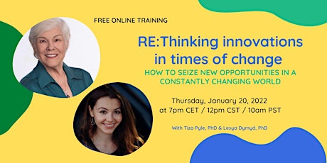 RE:THINKING INNOVATIONS IN TIMES OF CHANGE tickets