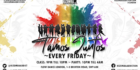 Tamos Juntos - Kizomba Party & Dance Classes Every Friday Night! primary image