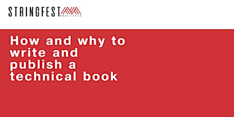 How and why to write and publish a technical book tickets