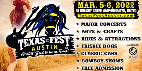 TexasFest Austin - Hutto, March 5-6, 2022 tickets