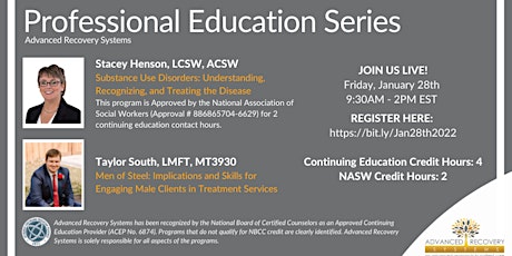 Advanced Recovery Systems Professional Education Series tickets