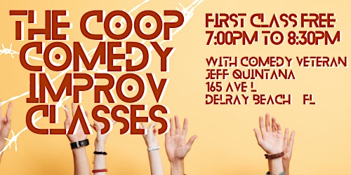 Improv Comedy Drop In Classes At The Coop