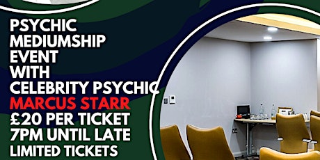 Psychic mediumship with Marcus Starr at Holiday Inn Express London tickets