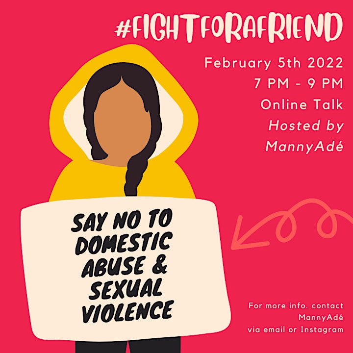 #FightForAFriend // A Fight Against Domestic Abuse & Sexual Violence image