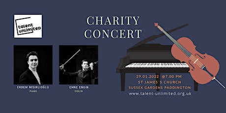 Talent Unlimited Charity Concert - Erdem Misirlioglu &Emre Engin tickets