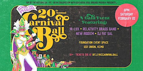 22nd Annual KC Carnival Ball ~ Always For Pleasure tickets