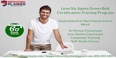 Certified Lean Six Sigma Green Belt(LSSGB) Training in Jackson tickets