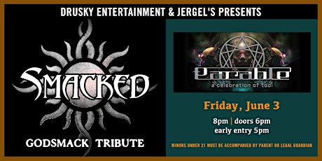 Smacked - A Tribute to Godsmack tickets