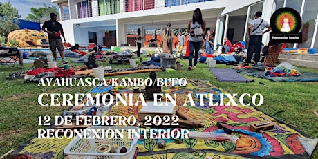 Ceremonia en Atlixco, Puebla con Ayahuasca/Kambó/Bufo boletos