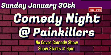 Comedy Night @ Painkillers tickets