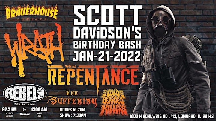 
		Scott Davidson's Birthday Jam with WRATH + special guests image
