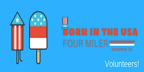 Volunteers: 2022 Born in the USA 4-miler tickets