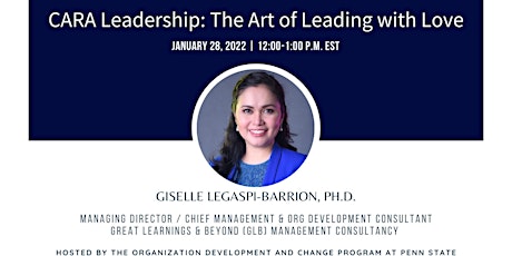 Webinar 21: CARA Leadership The Art of Leading with Love tickets