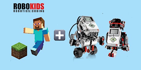 Age 9-14, Spring Camp 9:30-12:00pm, Minecraft Java Modding+Mindstorms Robotics primary image