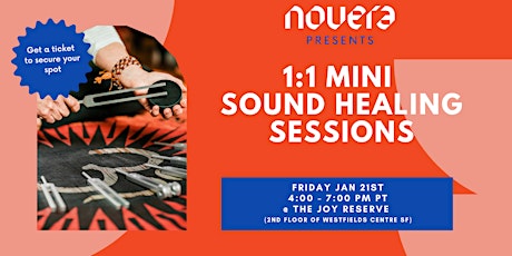 1:1 Mini Sound Healing Sessions at The Joy Reserve, 1/21 tickets