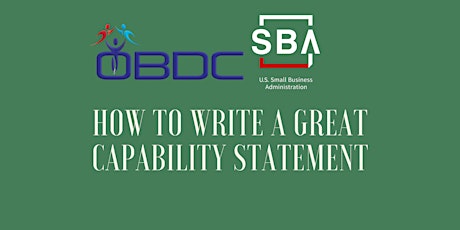 How to write a GREAT capability statement tickets
