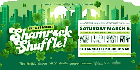 13th Annual Shamrock Shuffle - THIRD STREET tickets