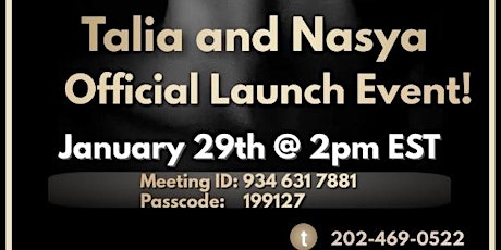 Talia and Nasya: Official Launch Event tickets