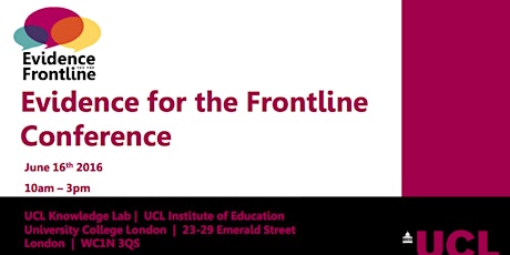 Evidence for the Frontline Conference primary image