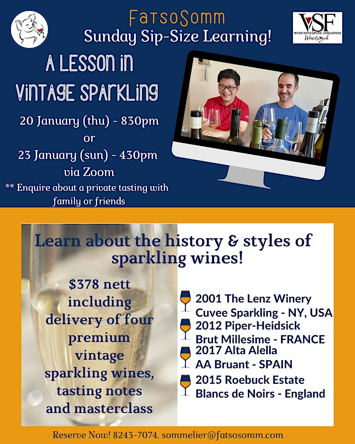 
		A Lesson in Vintage Sparkling Wine: Tasting and Masterclass (Virtual) image
