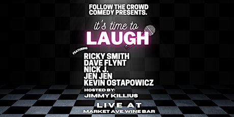 It's Time To Laugh - A Limited Capacity Pop-up Comedy Show